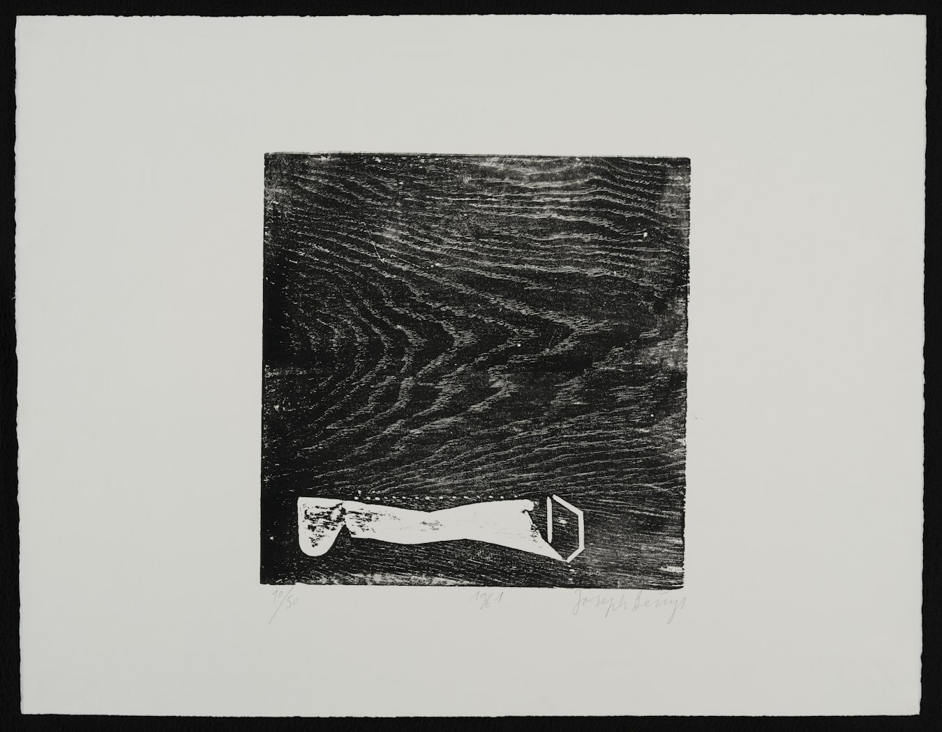 Bein (Leg) 1961, from series Holzschnitte (Woodcuts)