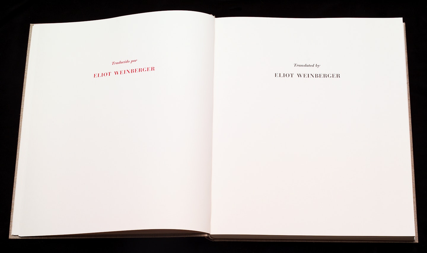 2-page spread of opened book