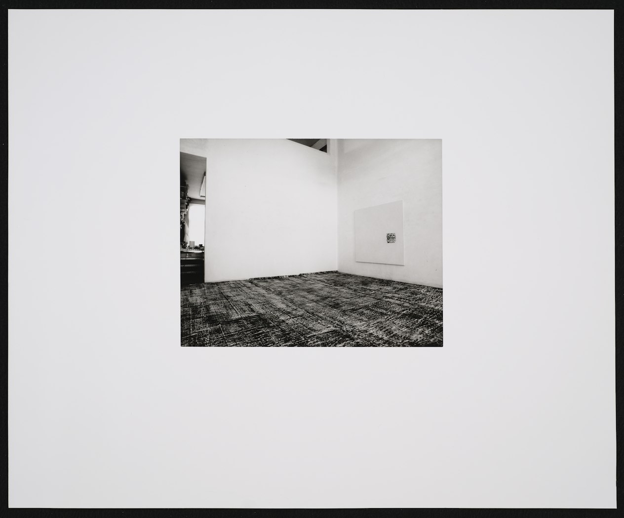 "Walker" rubbings in situ at the Studio, Antwerp, November, 1994 from On a Balcony