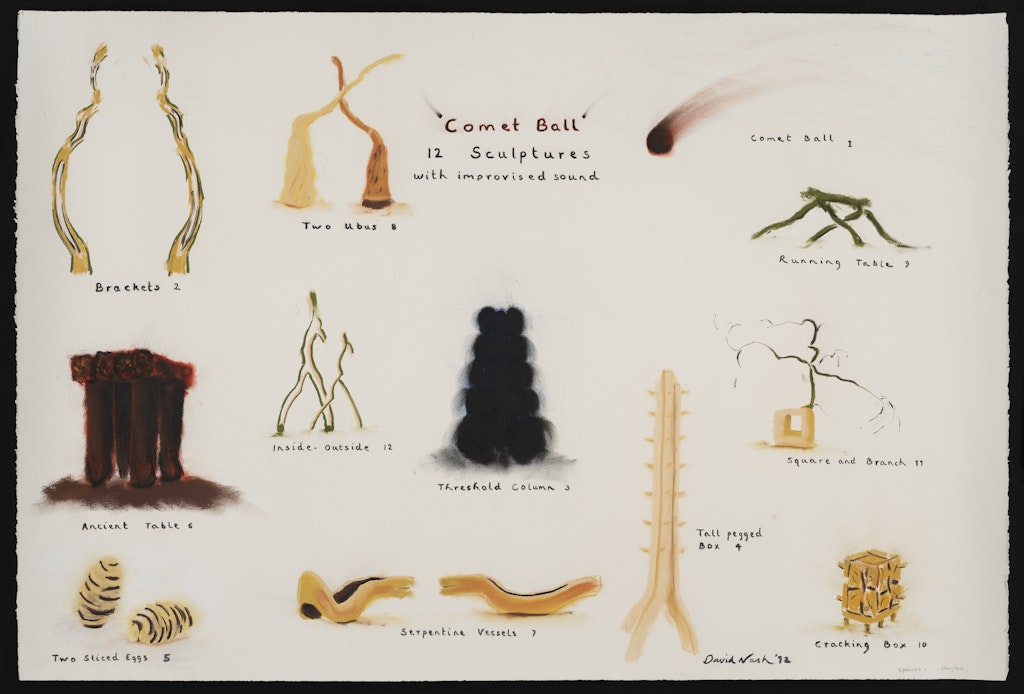 Comet Ball:  12 sculptures with improvised sound