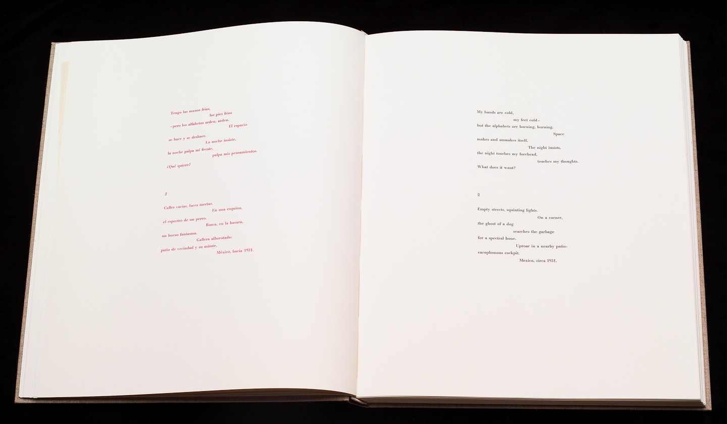 2-page spread of opened book