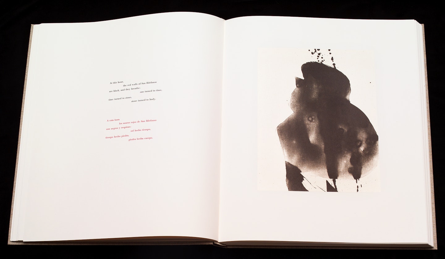 2-page spread of opened book