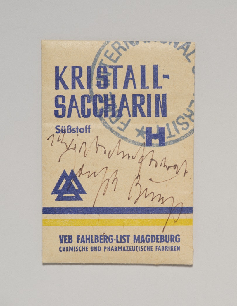 Wirtschaftswert Kristall-Saccharin (Economic Value Crystal Saccharin)