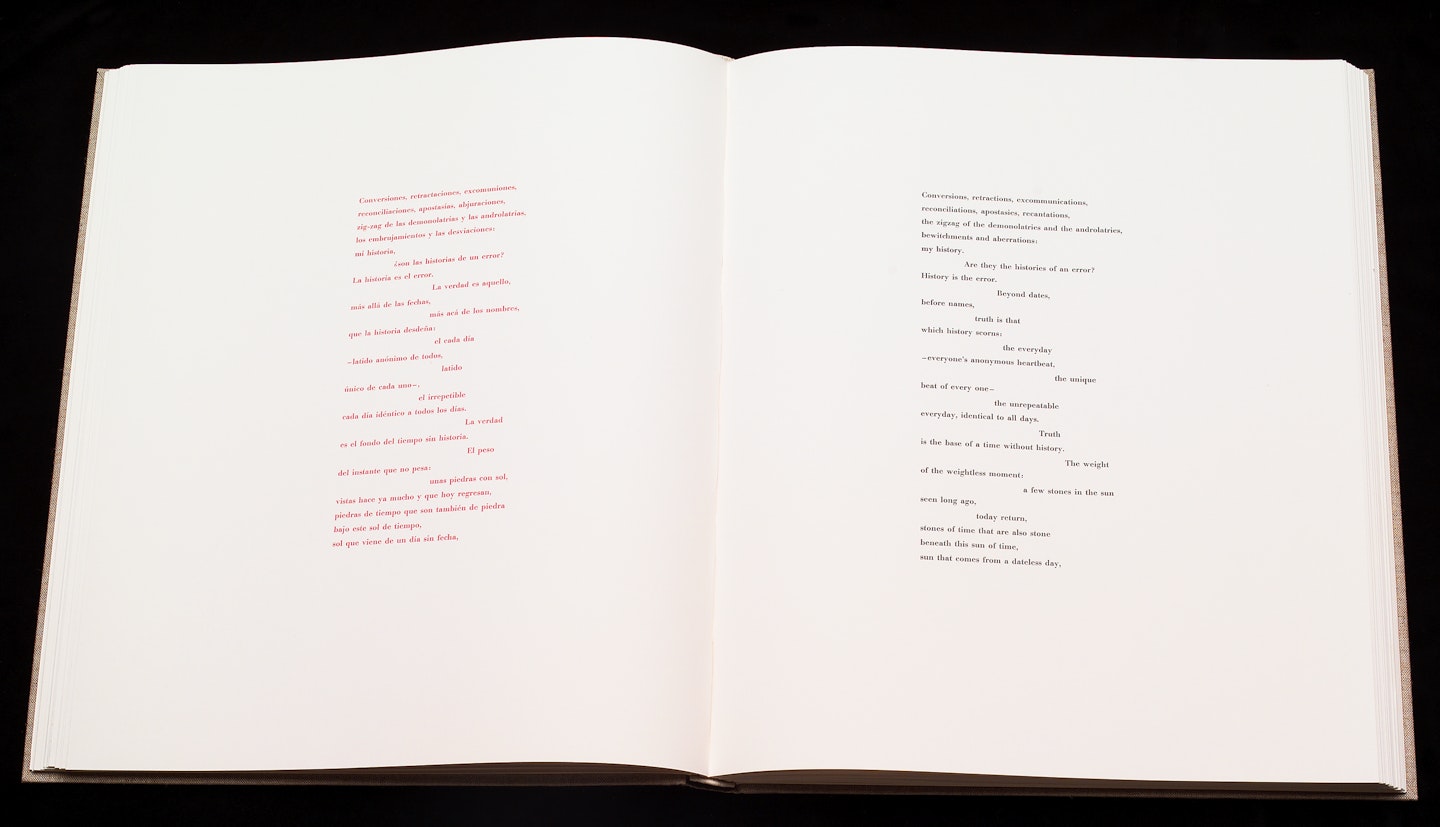 2-page spread of opened book