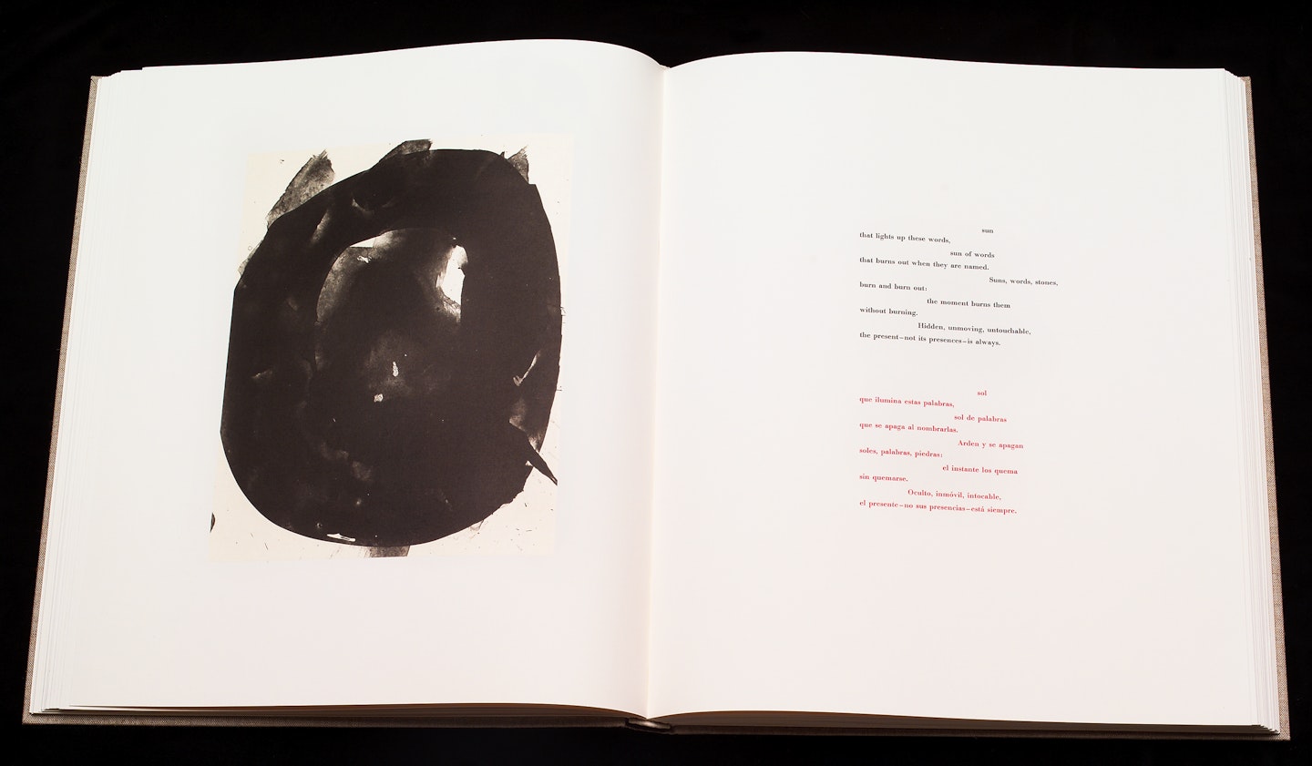 2-page spread of opened book