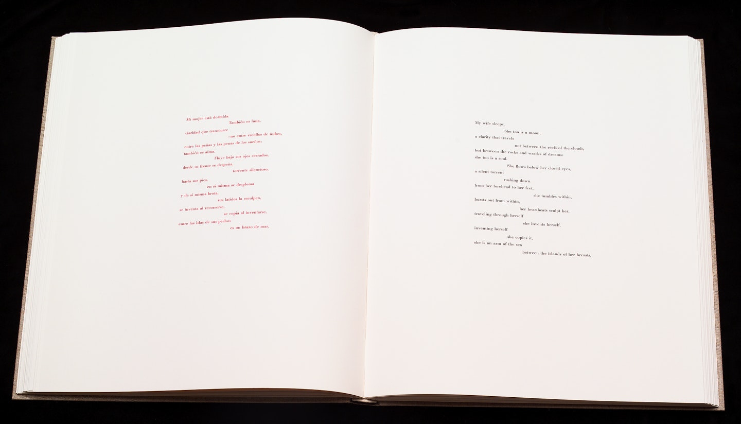 2-page spread of opened book