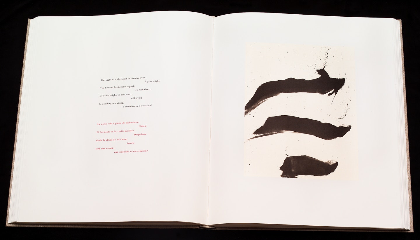 2-page spread of opened book
