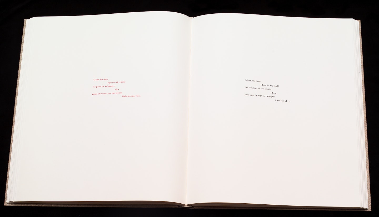 2-page spread of opened book