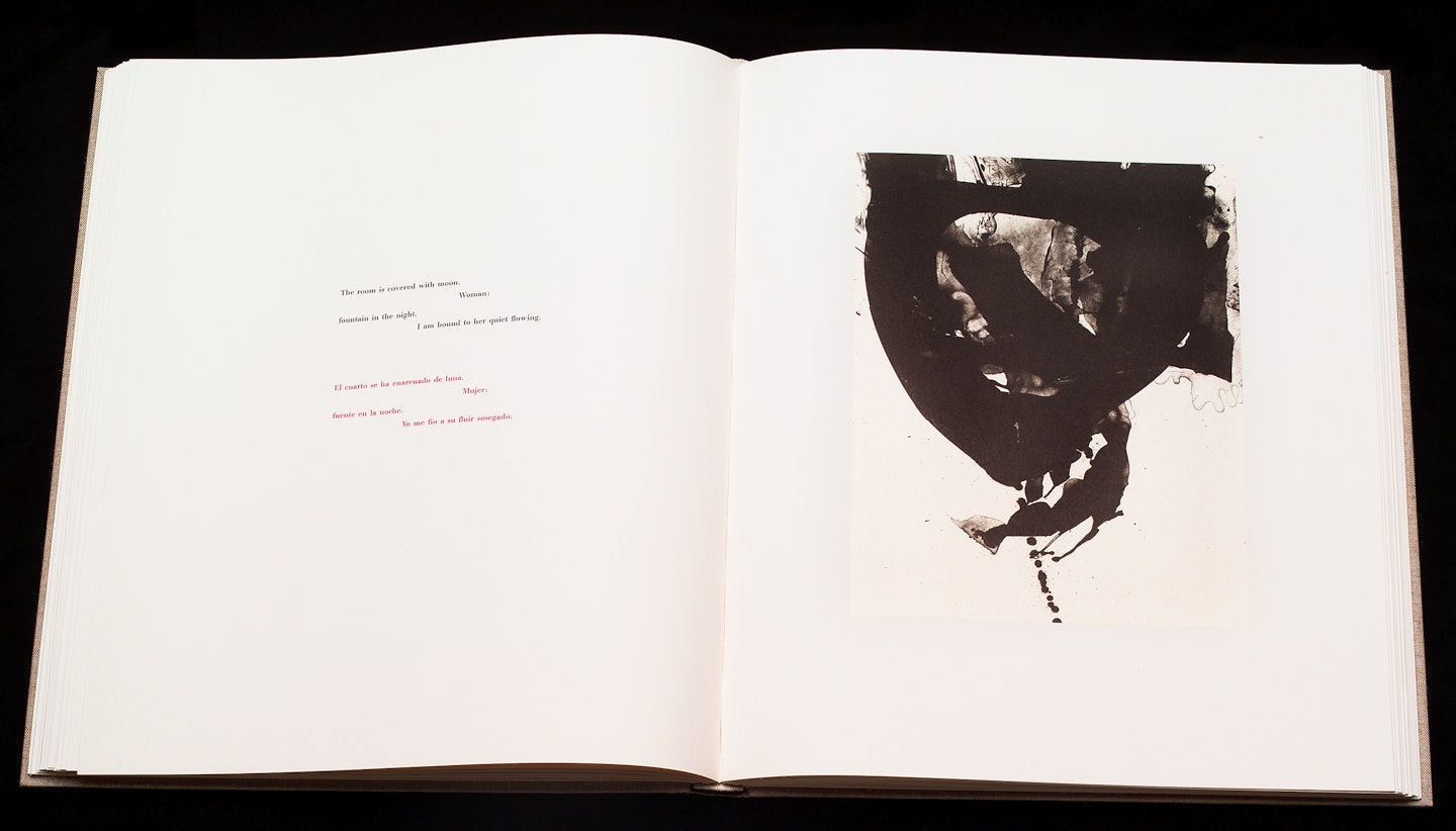 2-page spread of opened book