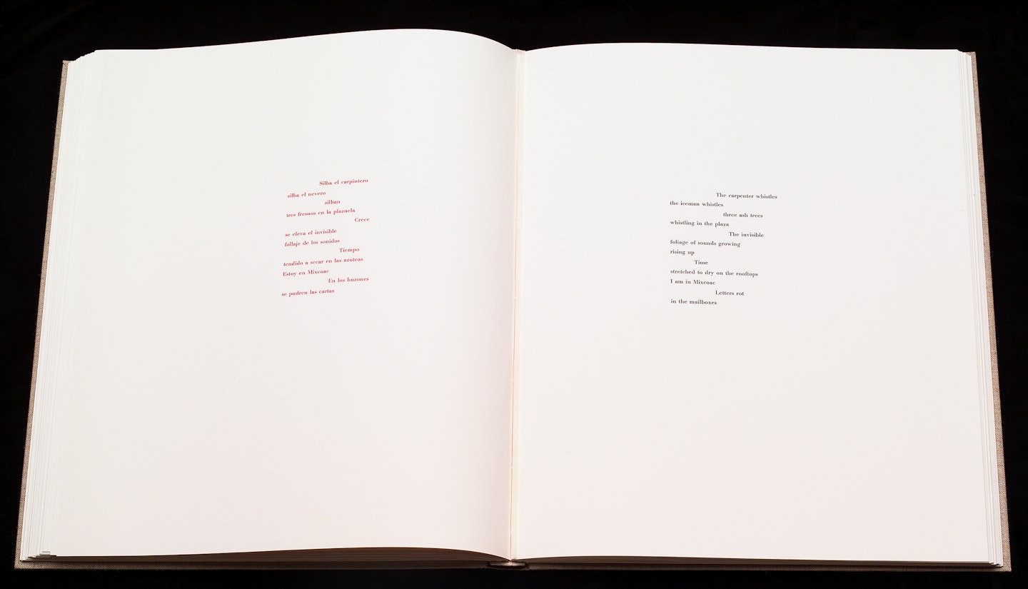 2-page spread of opened book