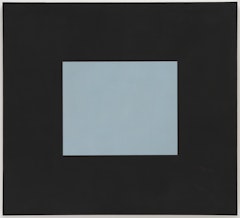 Clear Blue with Black