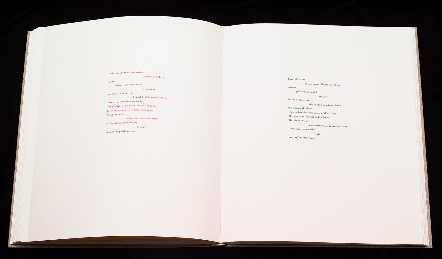 2-page spread of opened book