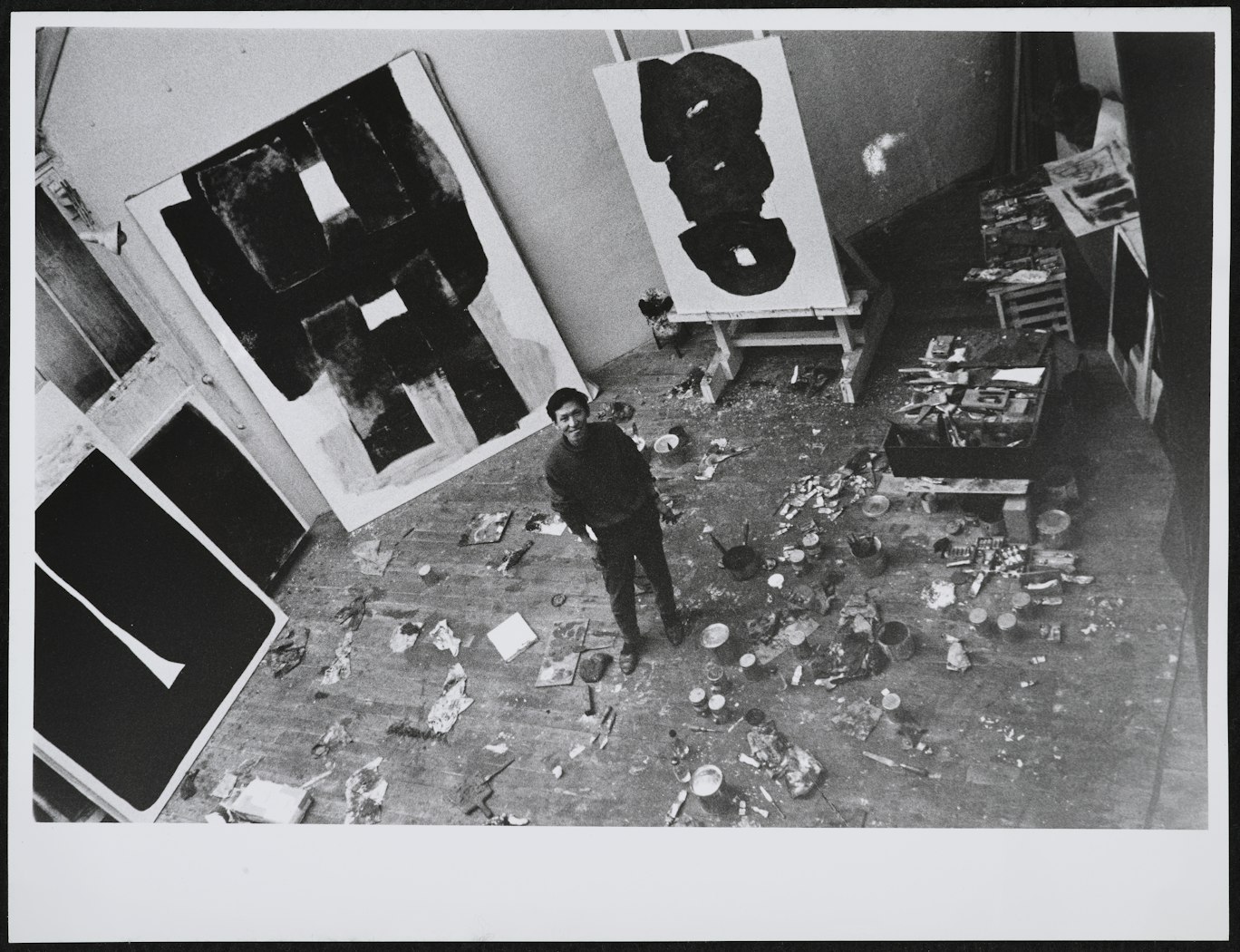 Kumi Sugai portrait, artist's studio, Paris