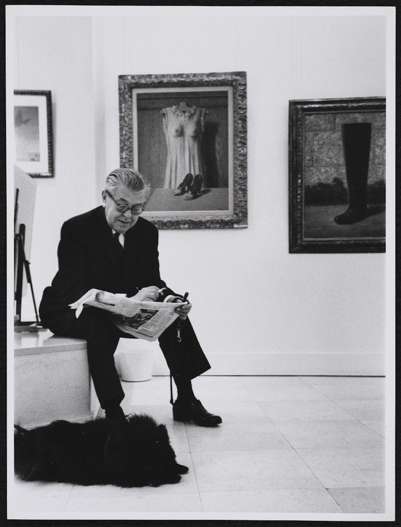 René Magritte exhibition, unidentified location