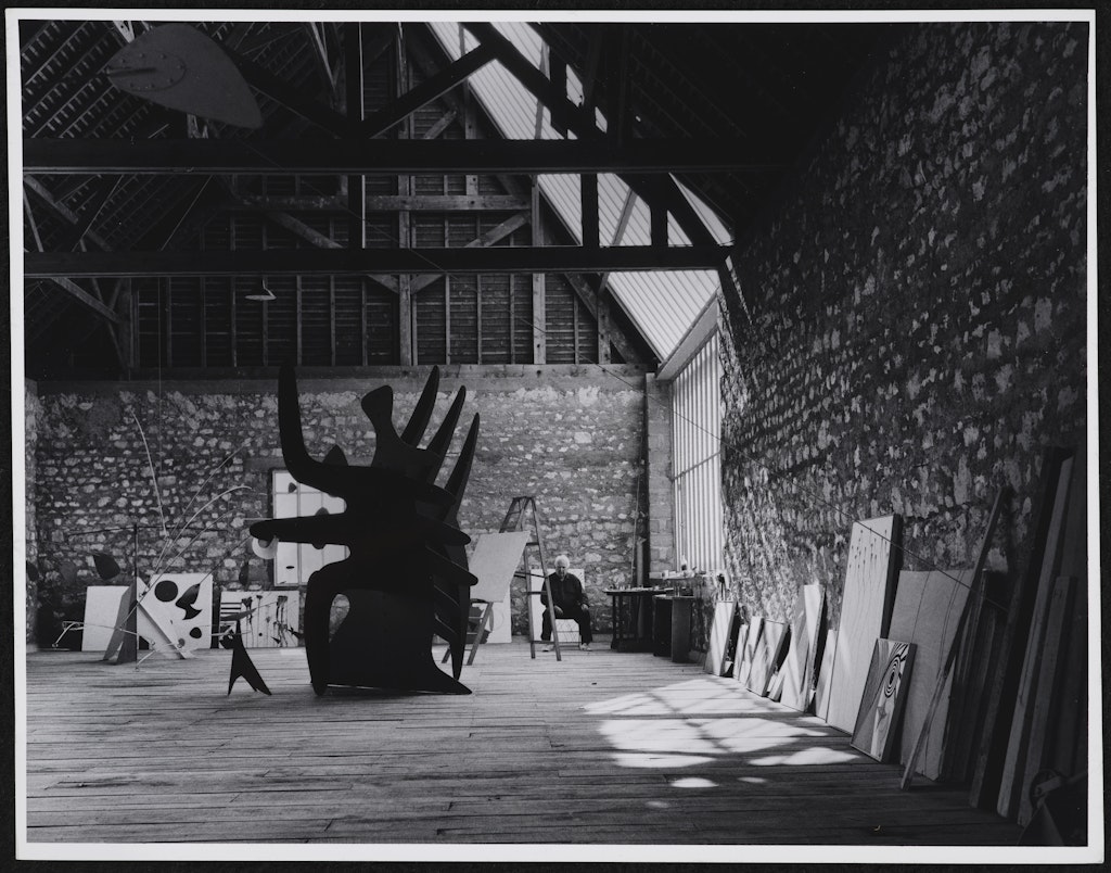 Alexander Calder, artist's studio in Saché, France