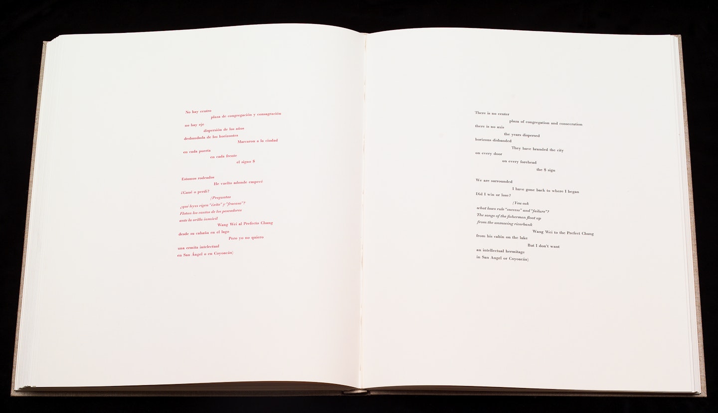 2-page spread of opened book