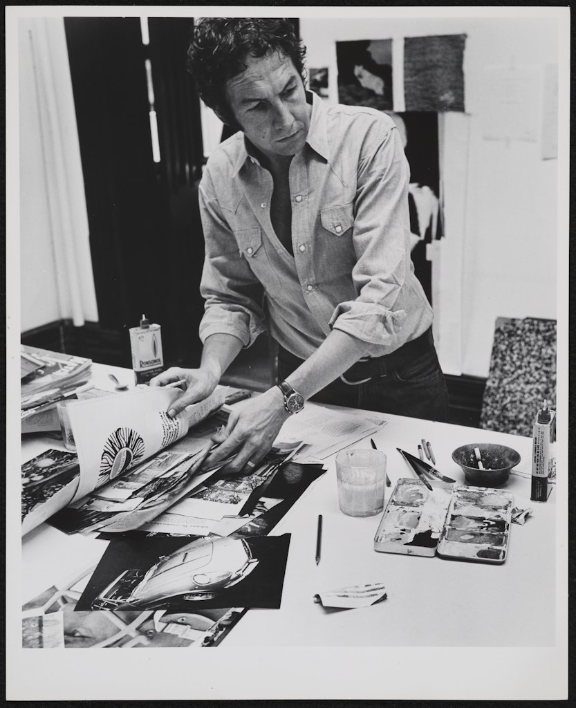 Robert Rauschenberg, artist's studio, Lafayette Street, NY