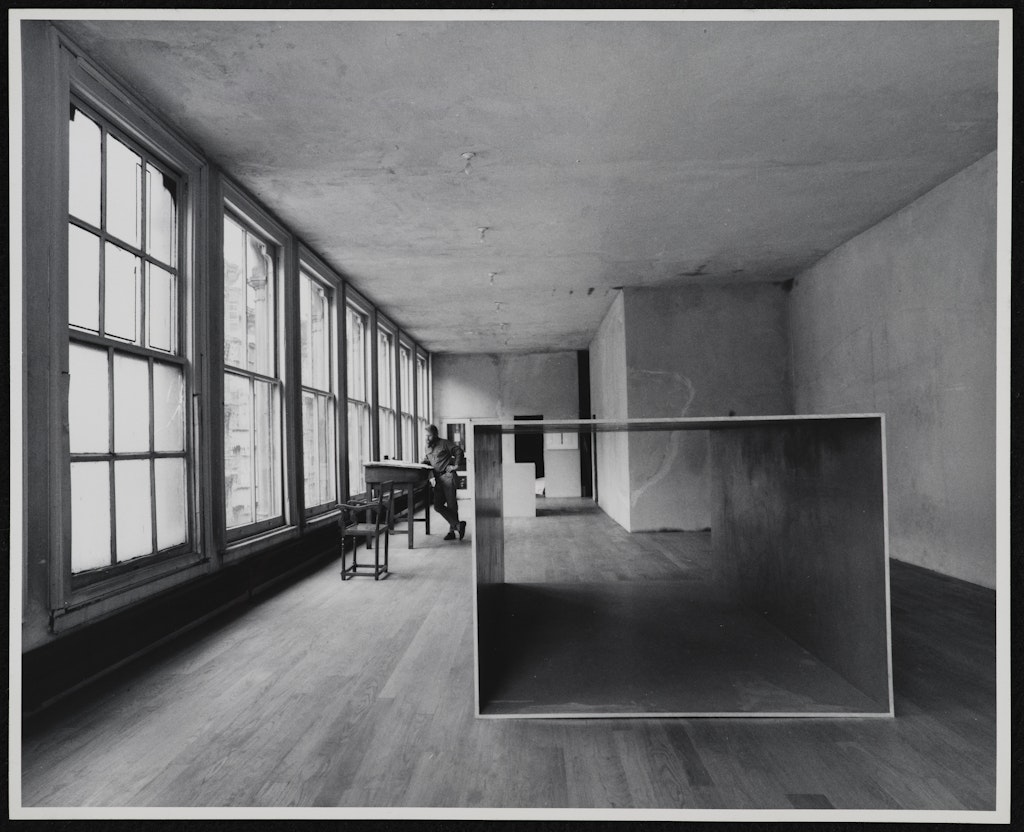 Donald Judd portrait, Spring Street Studio, NY