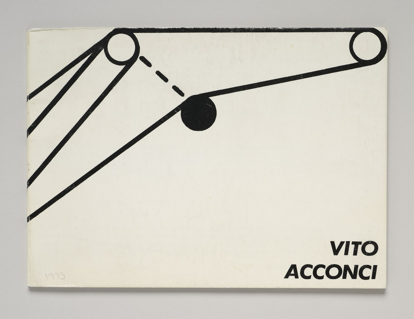 Vito Acconci: Catalogue of Headlines and Image