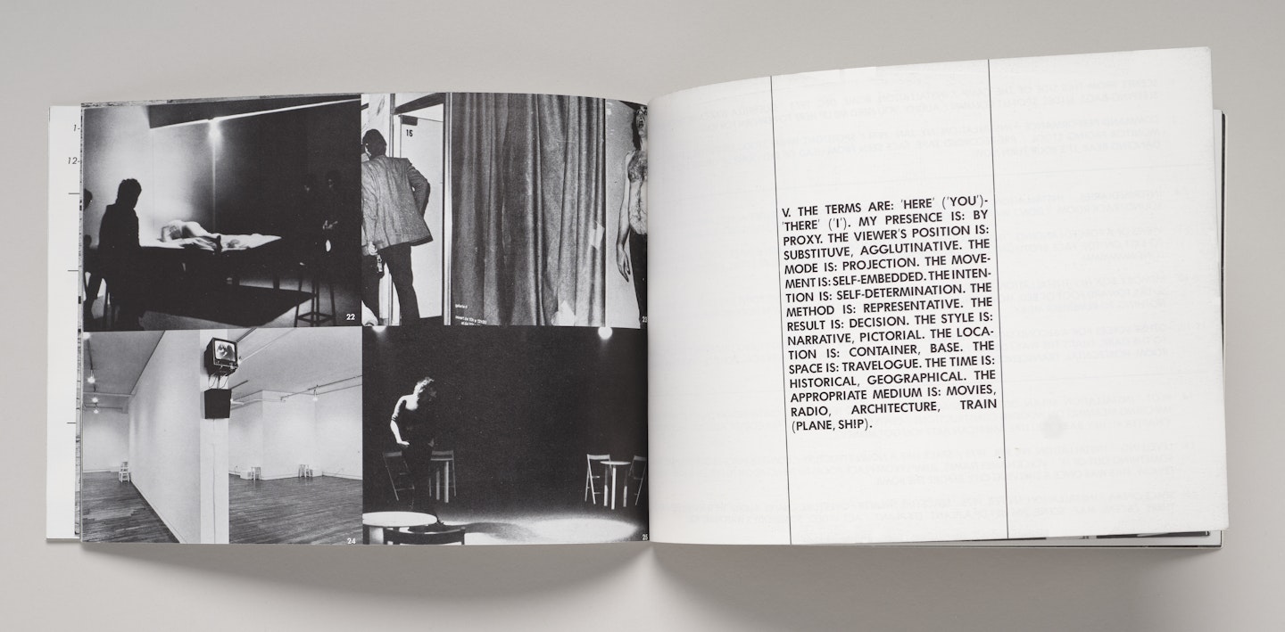 Vito Acconci: Catalogue of Headlines and Image