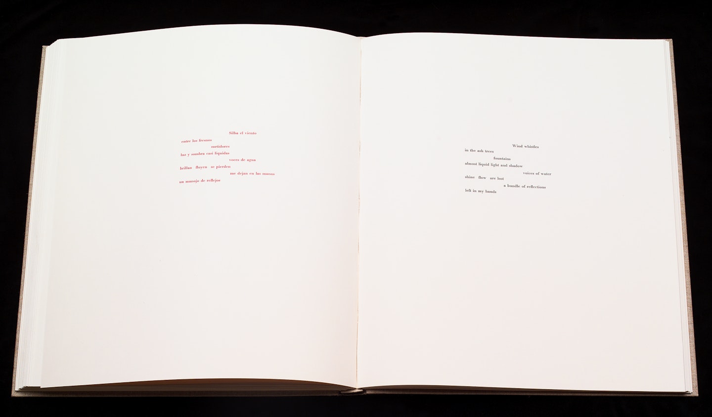 2-page spread of opened book