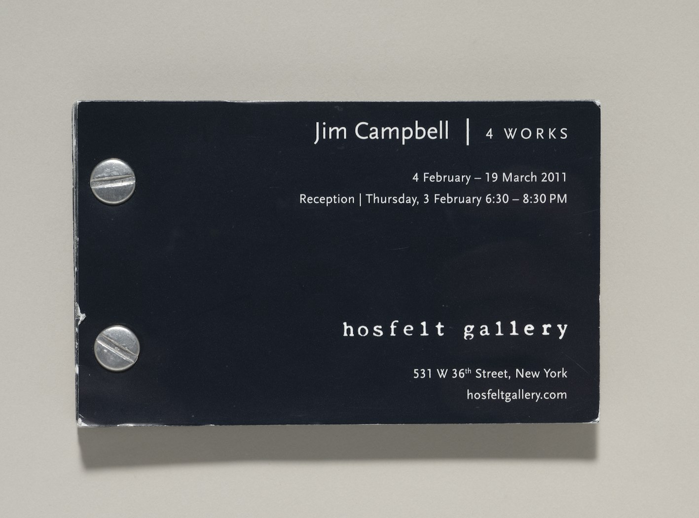 Jim Campbell: 4 Works