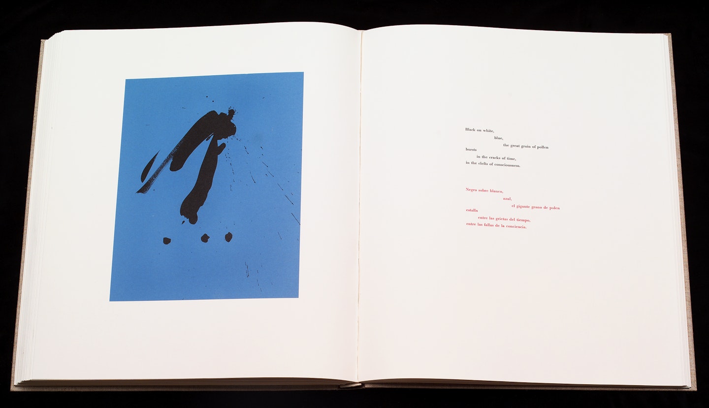 2-page spread of opened book