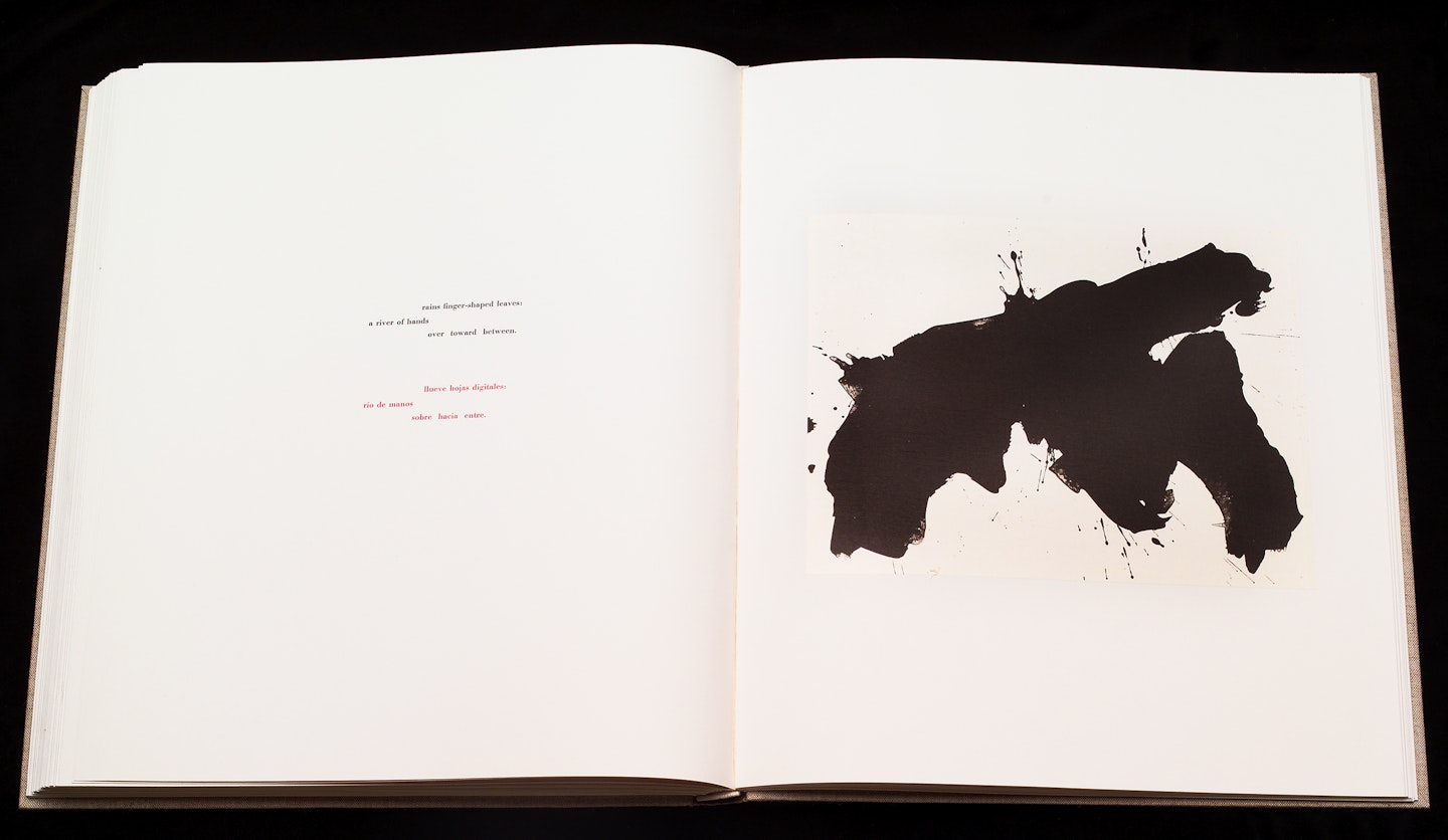 2-page spread of opened book