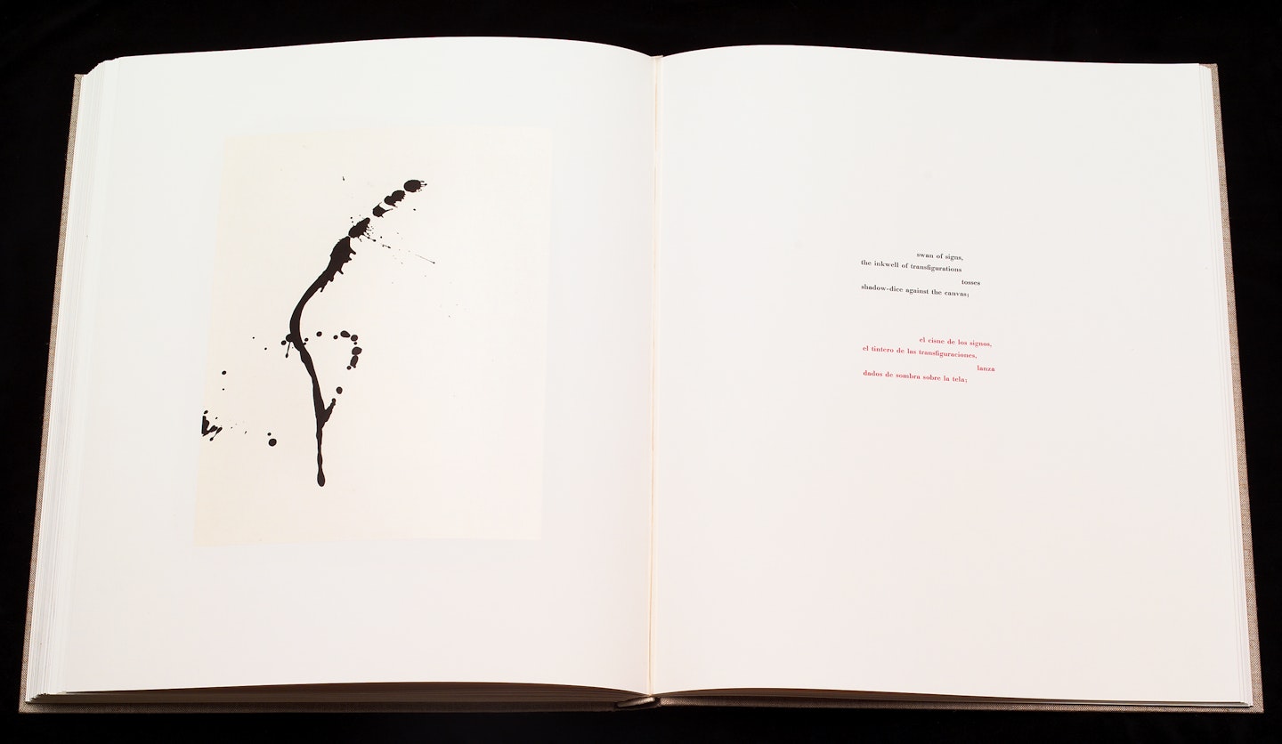 2-page spread of opened book