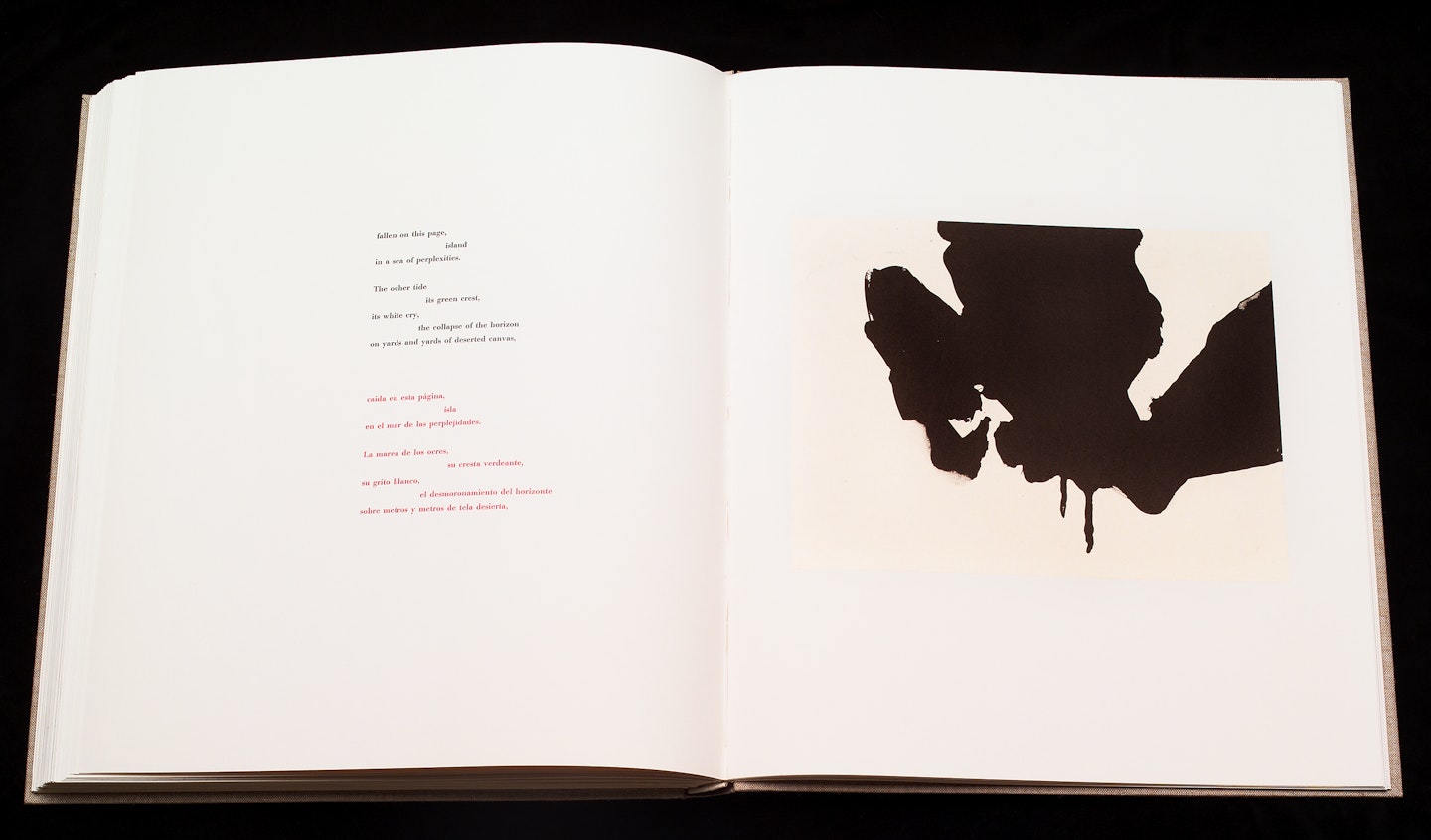 2-page spread of opened book