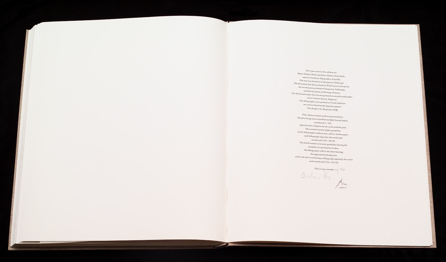 2-page spread of opened book