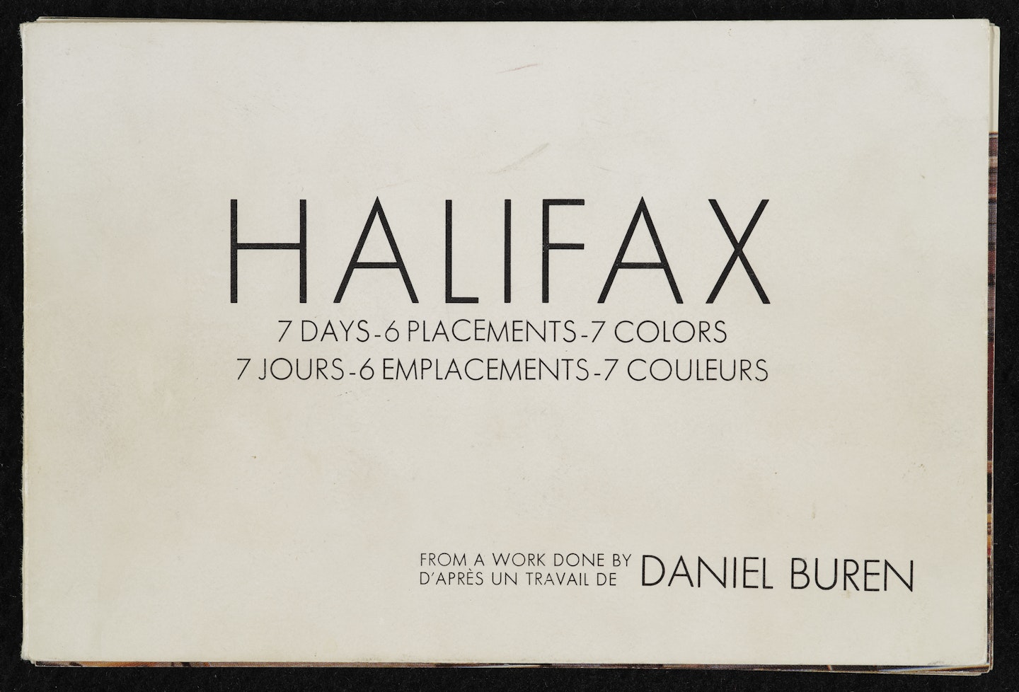 Halifax 7 Days-6 Placements-7 Colors