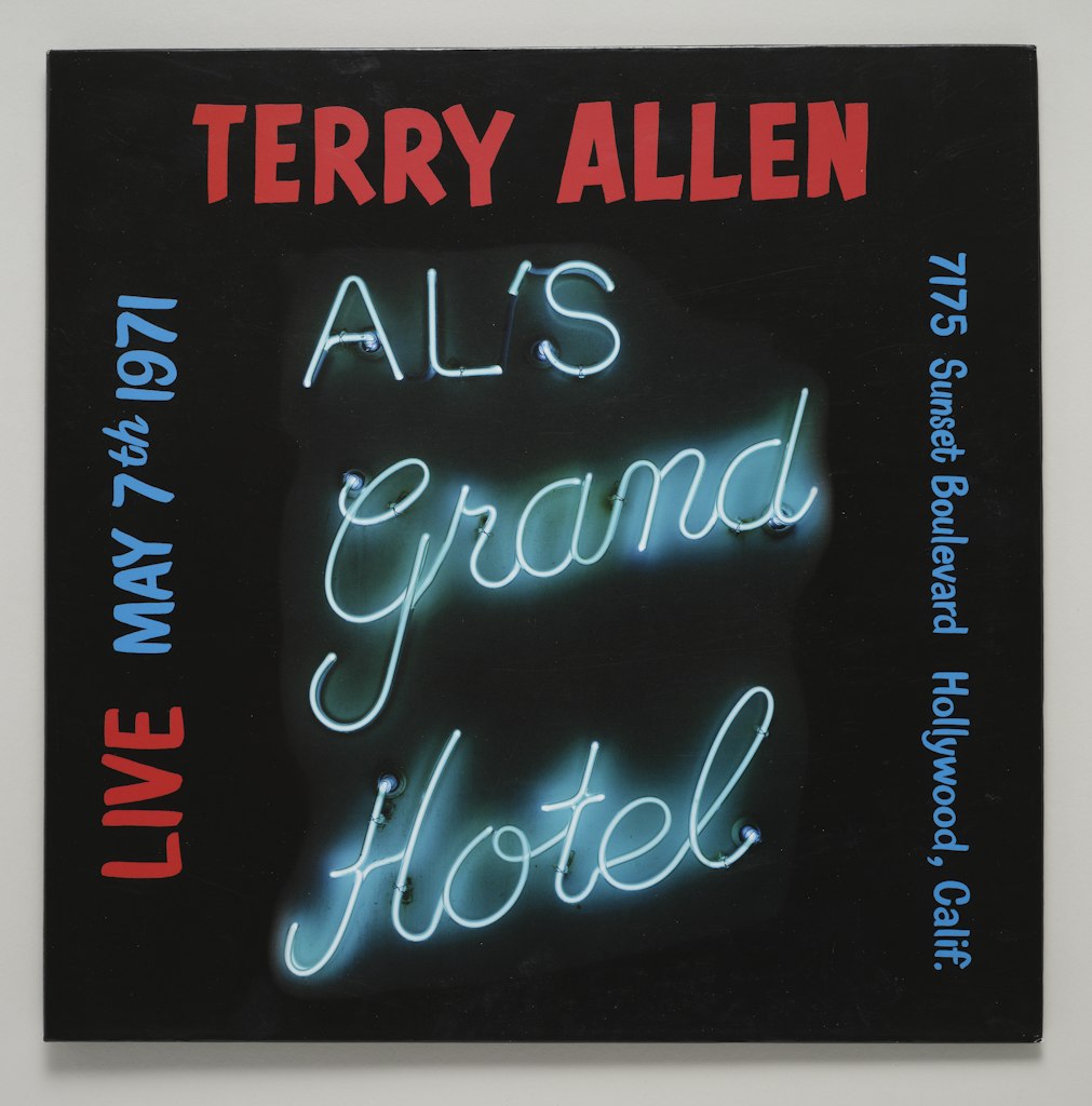 Terry Allen live : Al's Grand Hotel : May 7th 1971 : 7175 Sunset Boulevard, Hollywood, Calif.