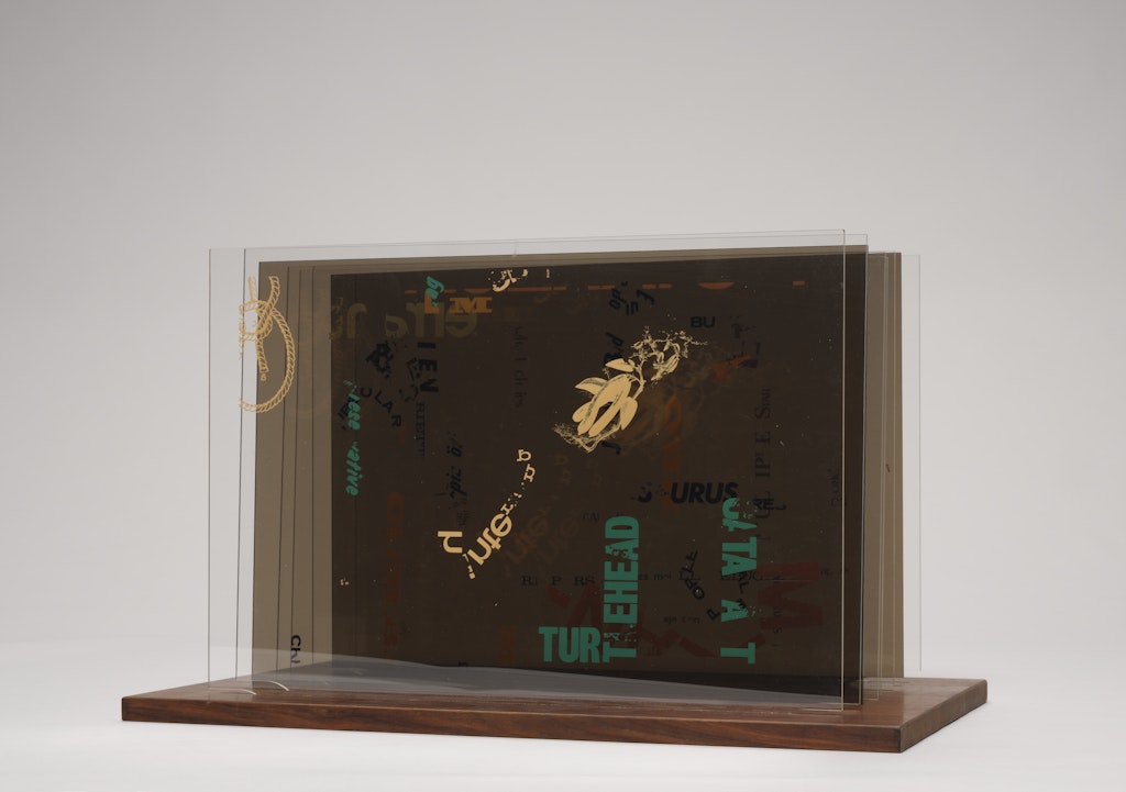 Not Wanting to Say Anything about Marcel, Part I, 35/125 Plexigram I with text