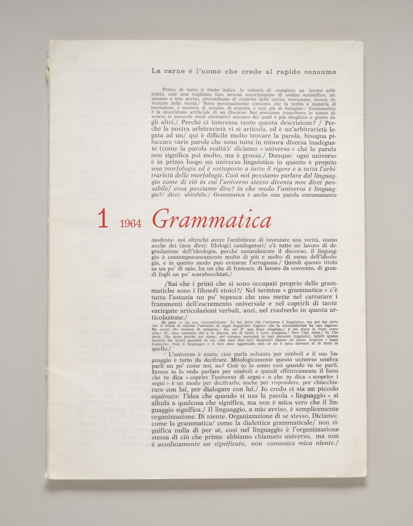 Grammatica No.1 November 1964