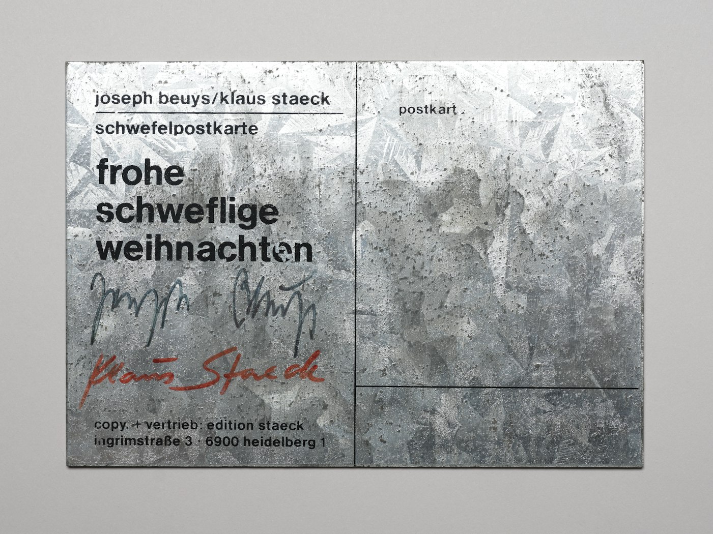 Schwefelpostkarte (Sulphur Postcard)