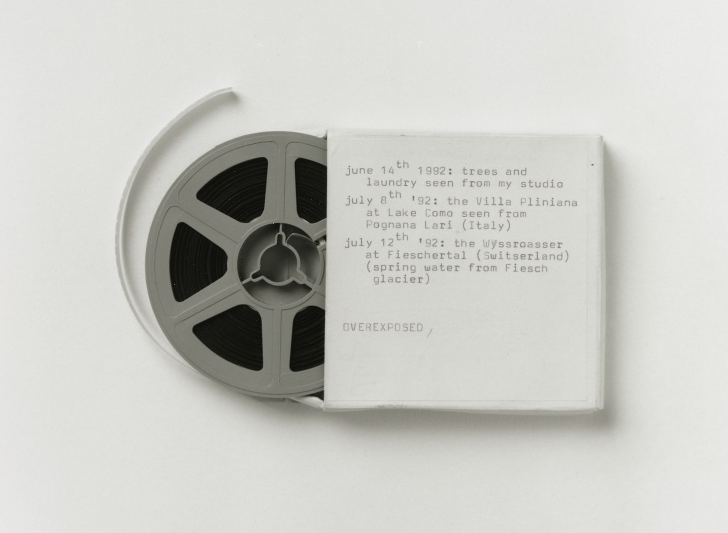 overexposed film On a Balcony