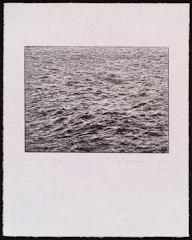 Ocean Surface Woodcut