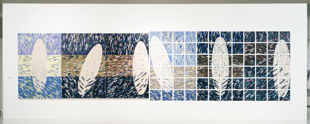 Swimmers at Dawn, Noon and Dusk