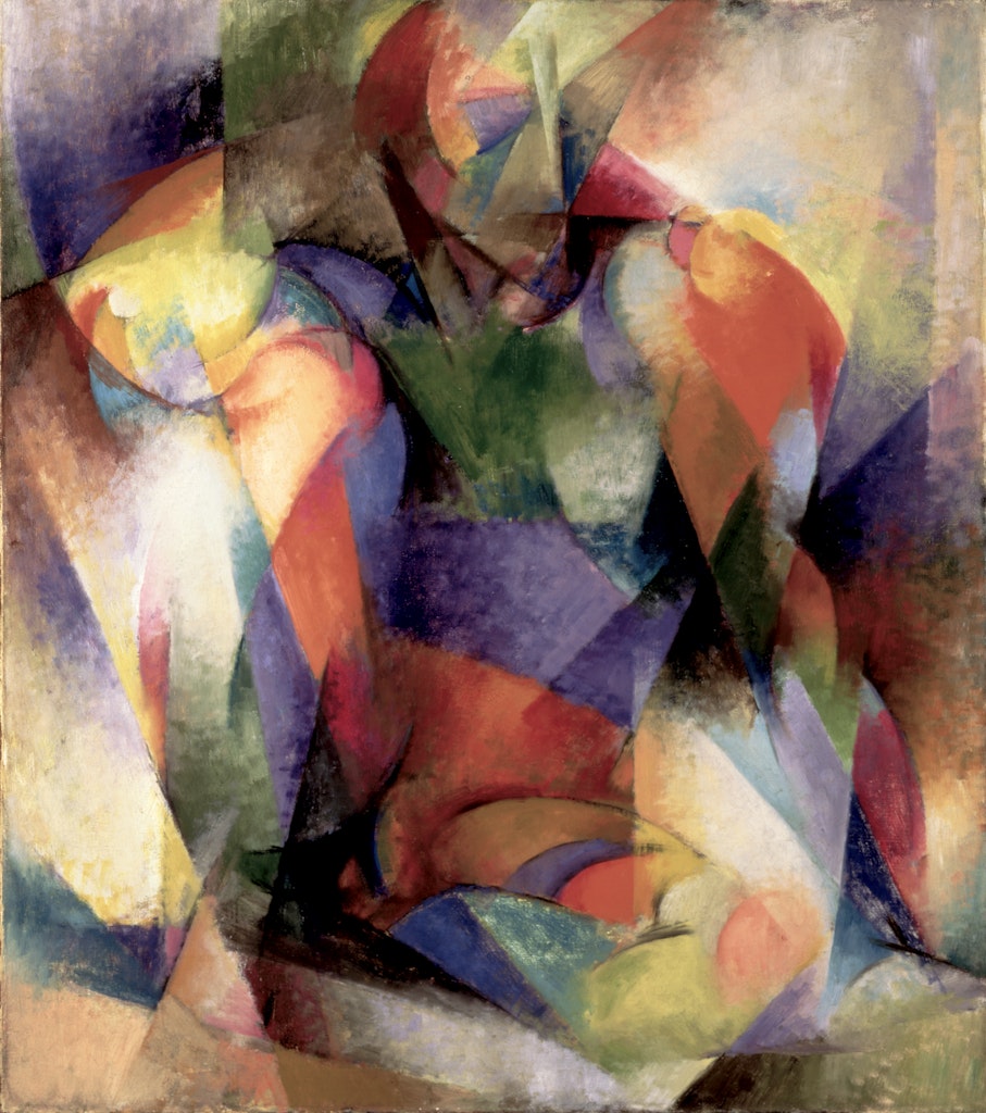 Synchromy in Green and Orange