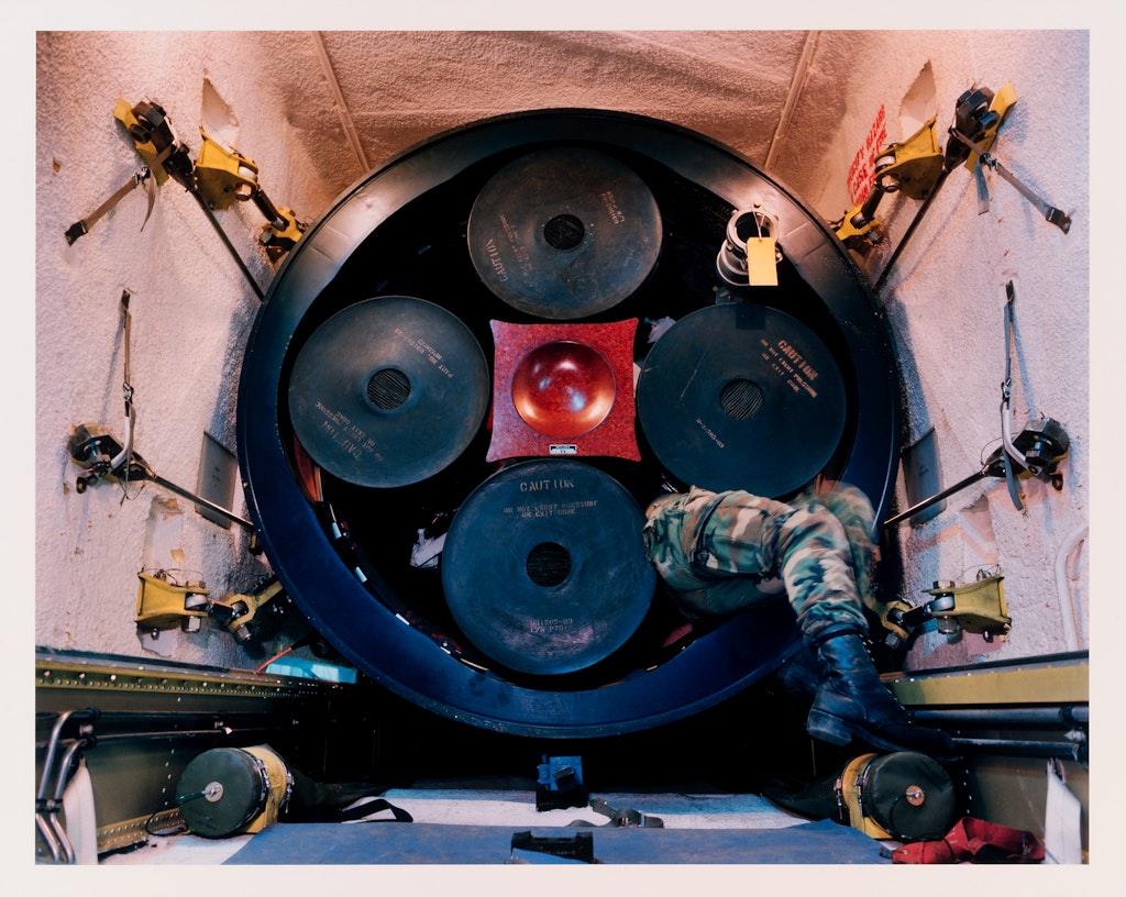 Untitled (Minuteman II Missile, Transporter Erector Vehicle, Ellsworth Air Force Base, South Dakota) from Nuclear Weapons