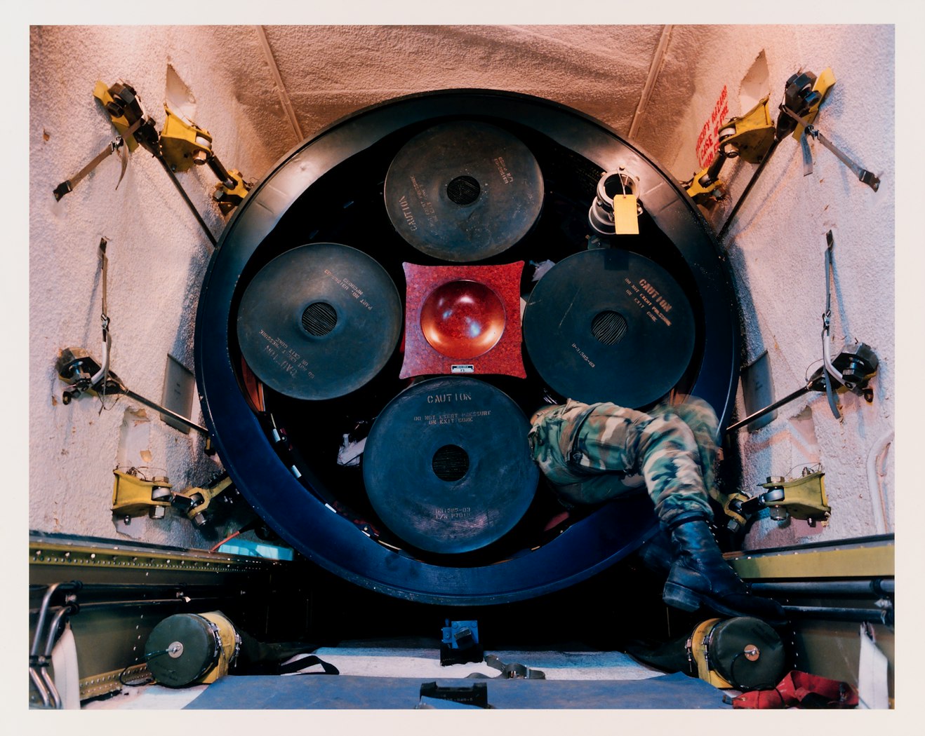 Untitled (Minuteman II Missile, Transporter Erector Vehicle, Ellsworth Air Force Base, South Dakota) from Nuclear Weapons 