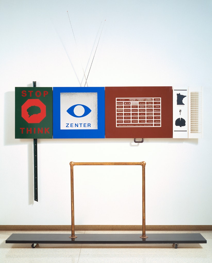 5 Monochrome Panels with Attachments: Image and Text