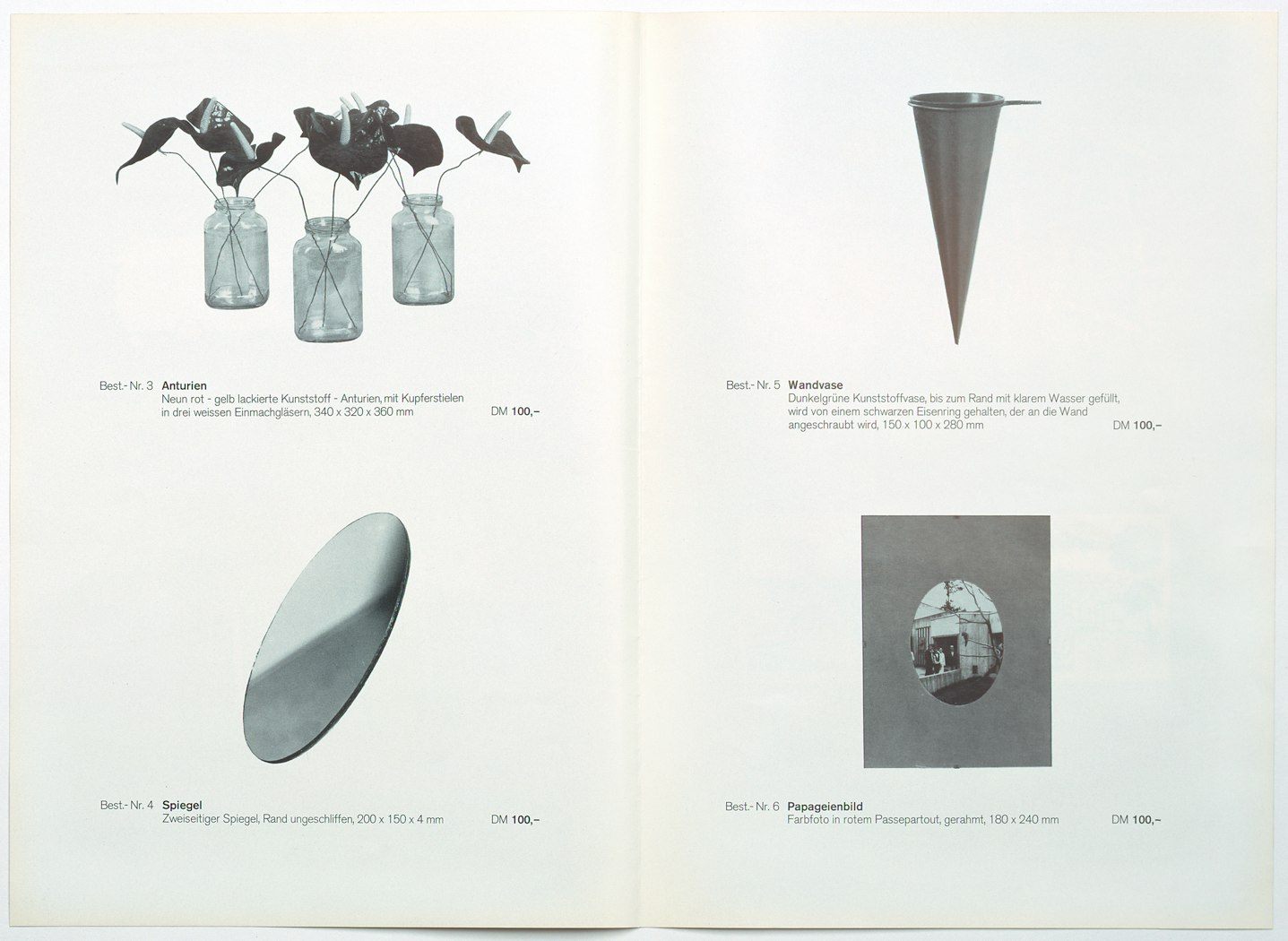Werbeblatt 1 (Advertisement sheet)