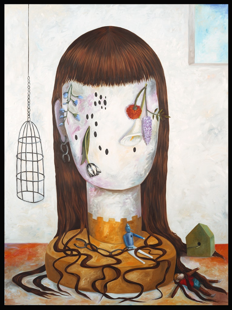 Self-Portrait with Monkey