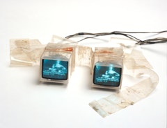 TV Bra for Living Sculpture
