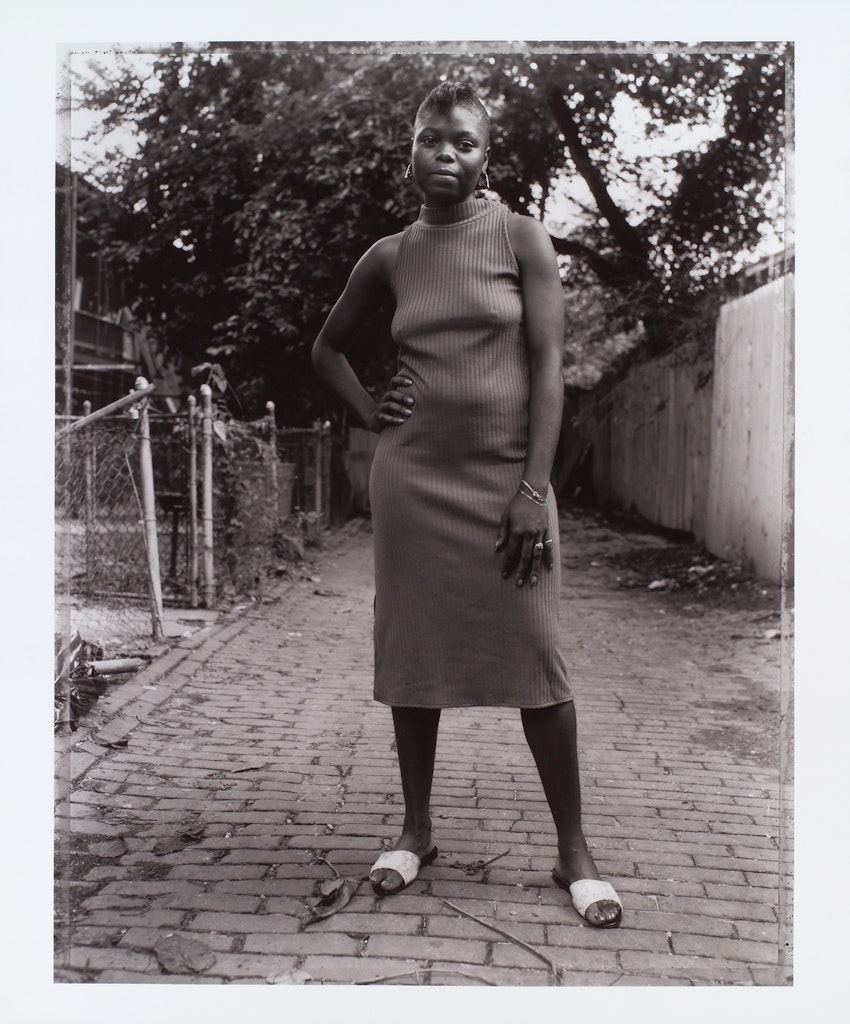 A Young Woman Between Carrolburg Place and Half Street, Washington, D.C.
