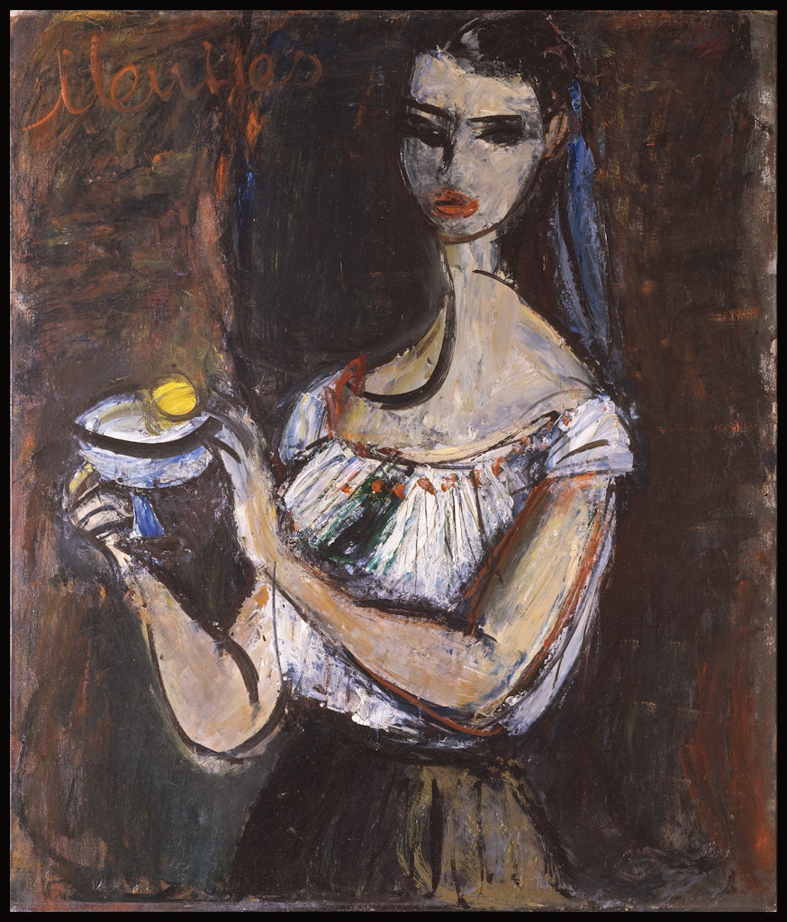 Girl with a Bowl of Fruit
