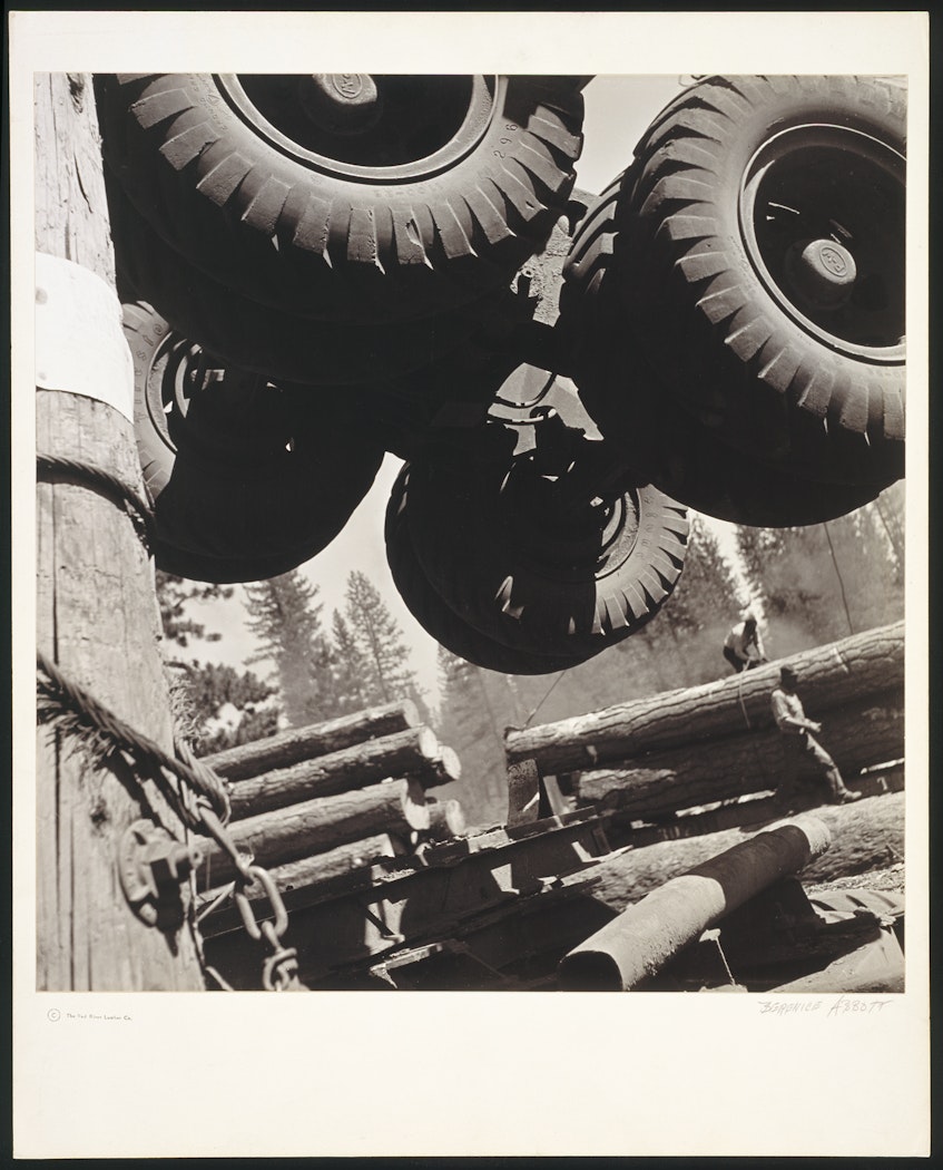 Telescoping Logging Truck from The Red River Photographs