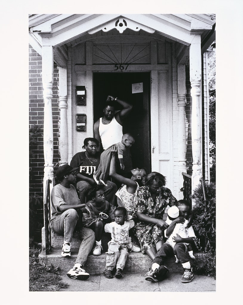 Family on Front Steps - Frogtown